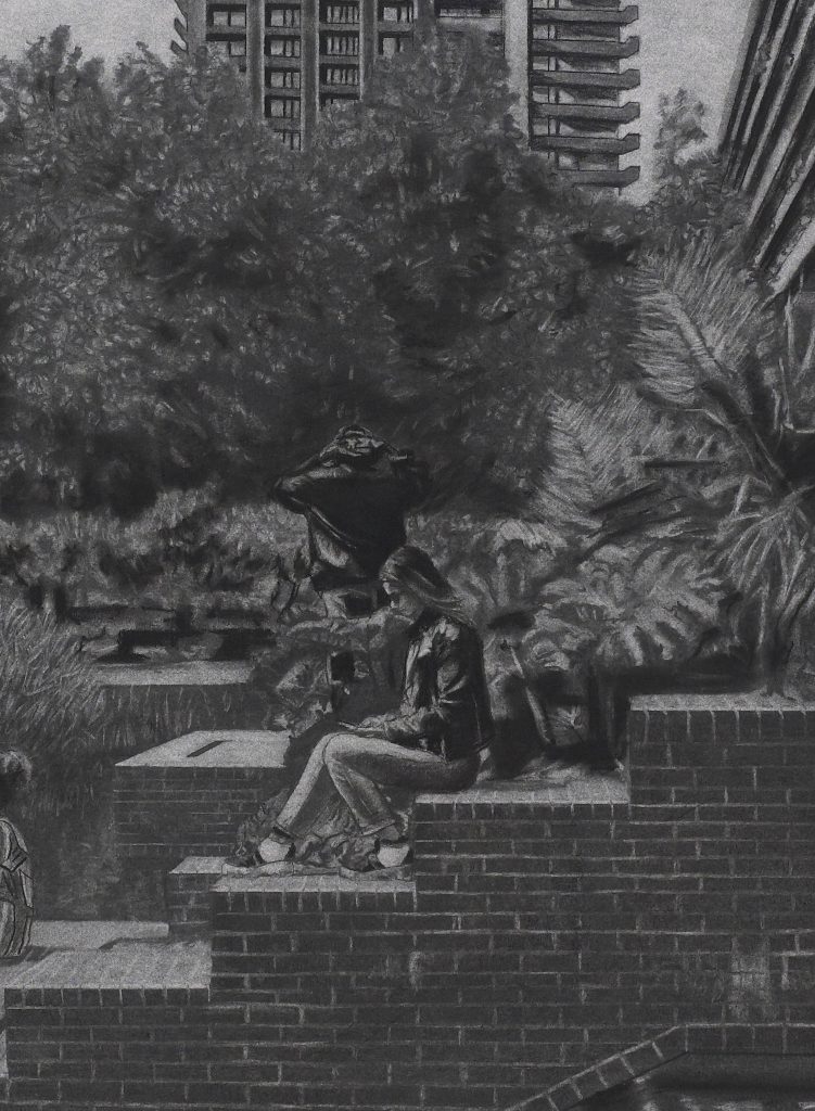 Untitled (Afternoon at Barbican) - detail 1
